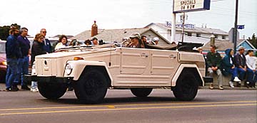 Rover in a parade